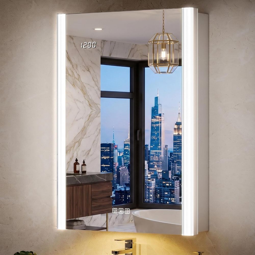 Smart Home Living Room - Miroir de Pharmacie Lumineux 20x32 avec