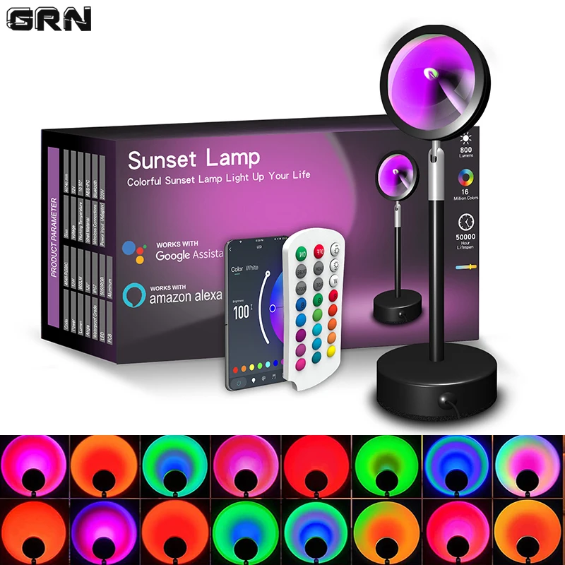 Smart Home Decor - Lampe LED arc-en-ciel intelligente, colorée, Proxy,