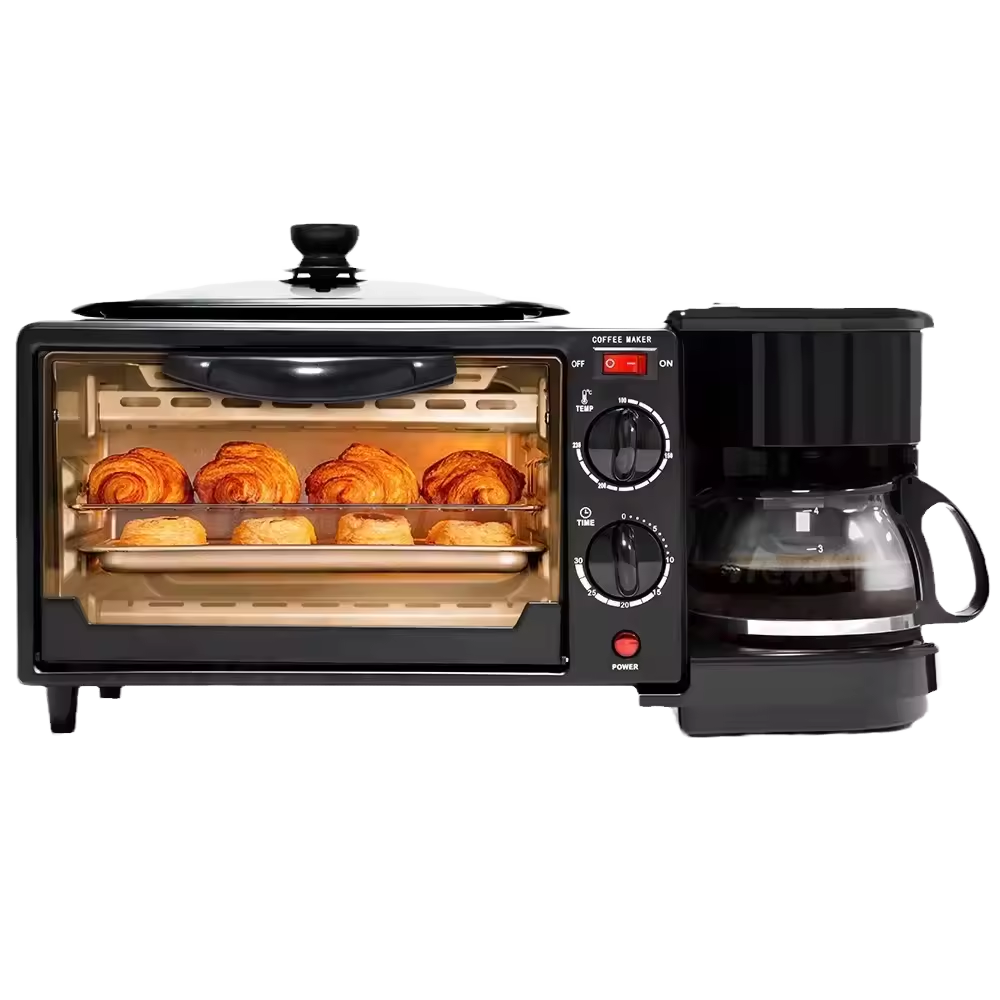 Smart Home Oven - Four à toaster électrique 3-en-1 de