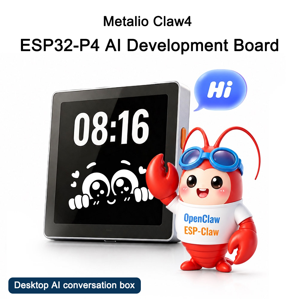 Smart Home Open Source - Terminal AI Metalio Claw4 Mini ESP32-P4