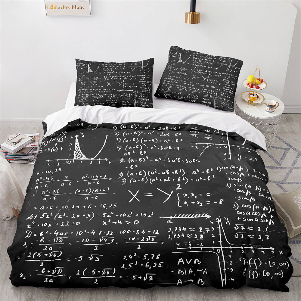 Smart Home Decor - Ensemble de housse de couette moderne,