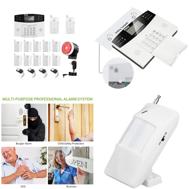Smart Home Kits - Kit d'alarme anti-intrusion pour maison, numérotation