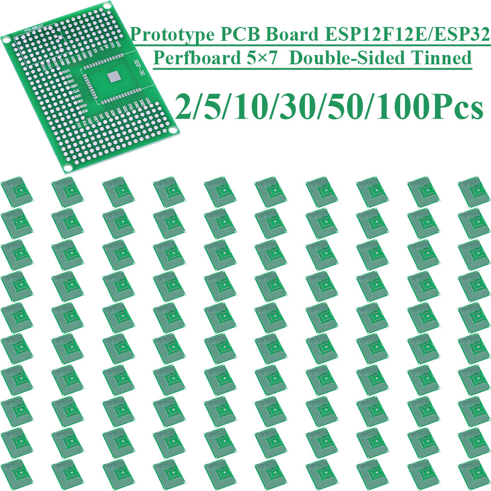 Smart Home Esp32 - Carte de prototypage double face plaquée