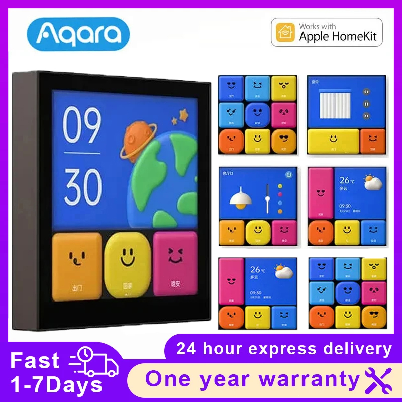 Smart Home Group - Aqara-Commutateur intelligent S1E, contrôle tactile, 4