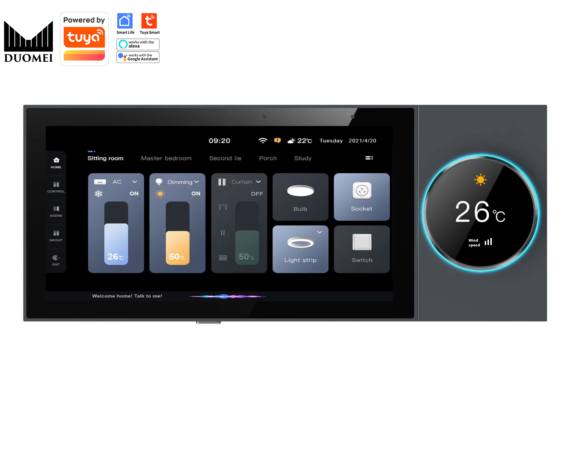 Smart Home Gateway - Système Domotique Intelligent DUOMEI Tuya WiFi
