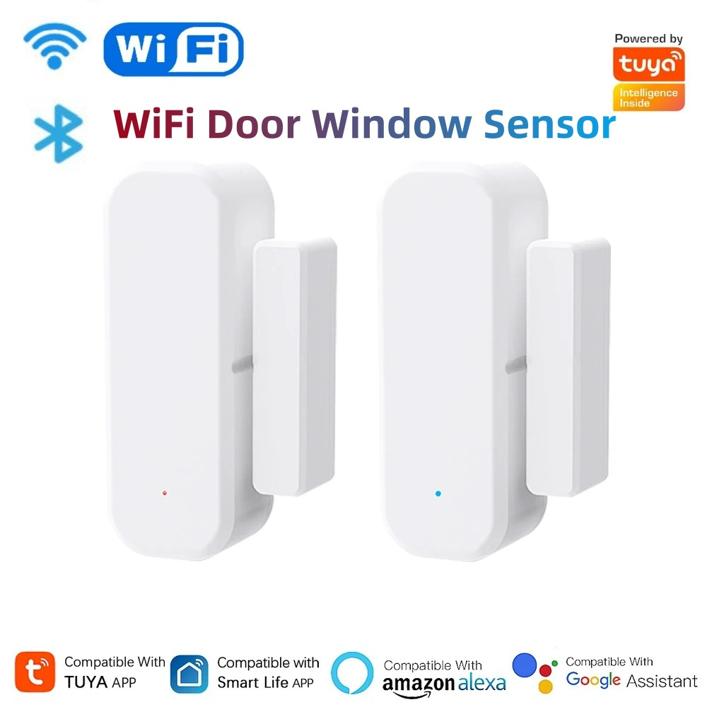 Smart Home Voice Assistant - Capteur de porte/fenêtre intelligent WiFi Tuya,