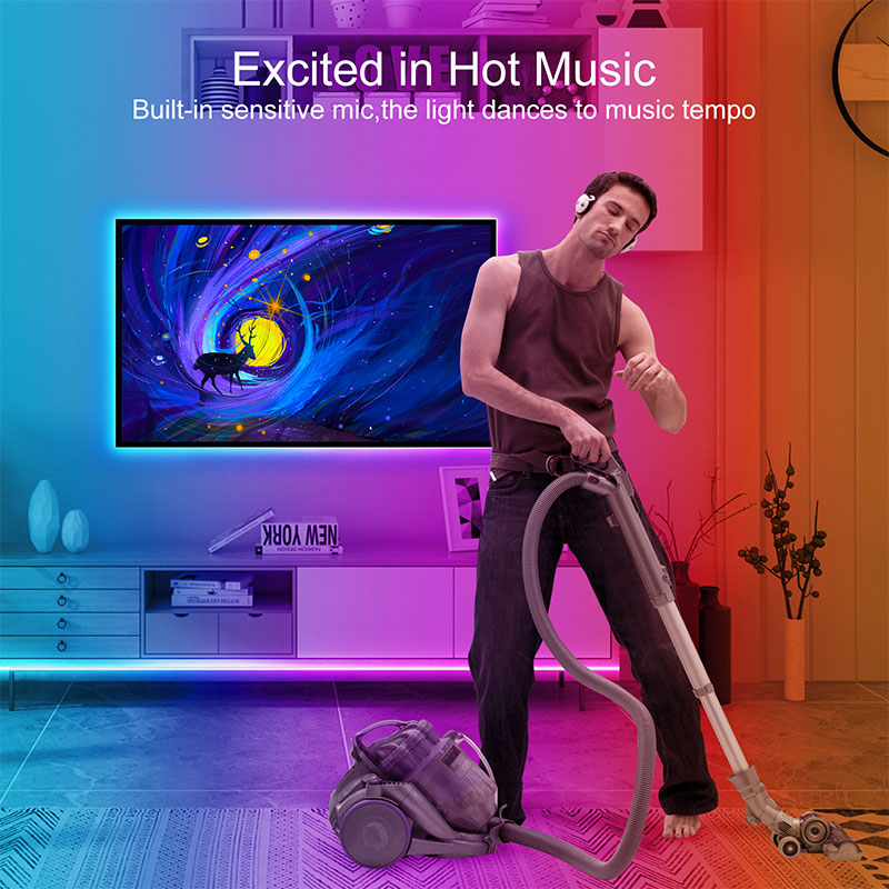 Smart Home Decor - Bande LED RGB intelligente STTL 2,5