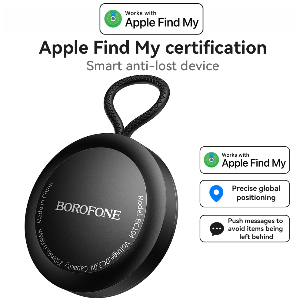 Smart Home Group - BOROFONE BC104 Traceur Bluetooth AirTag compatible