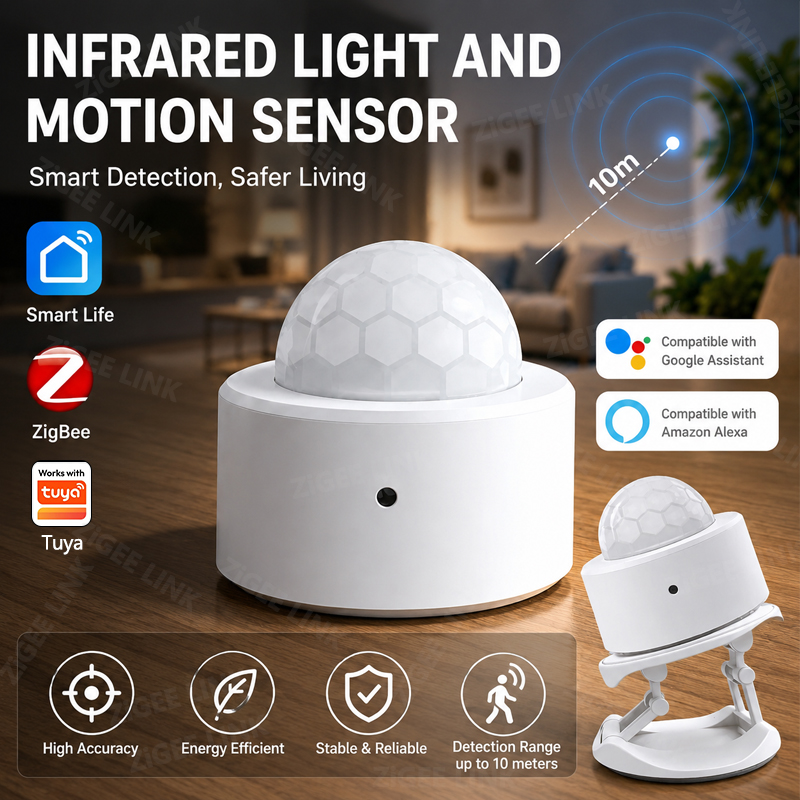 Smart Home Zigbee 3.0 - Capteur de mouvement PIR ZigBee 3.0,
