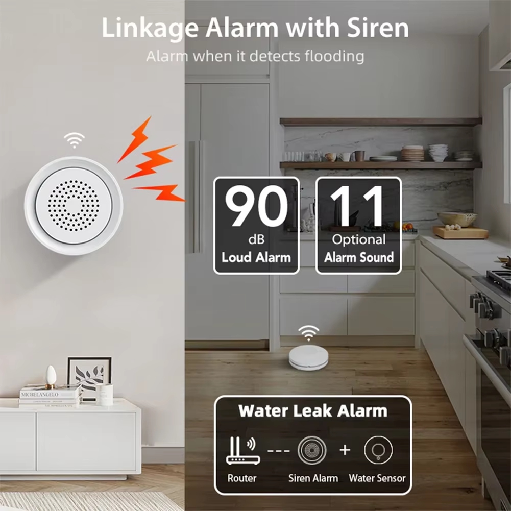 Smart Home Kits - Détecteur de fuite d'eau BTLIFE avec