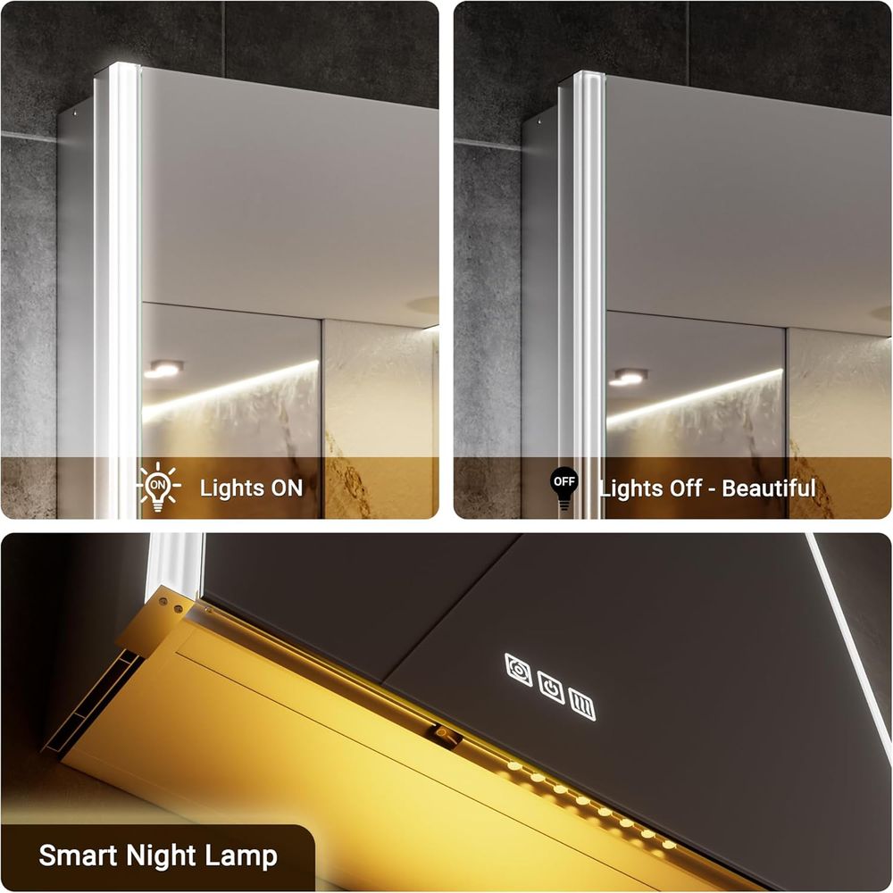 Miroir de Pharmacie Lumineux 2 - Smart Home Living Room avis et prix