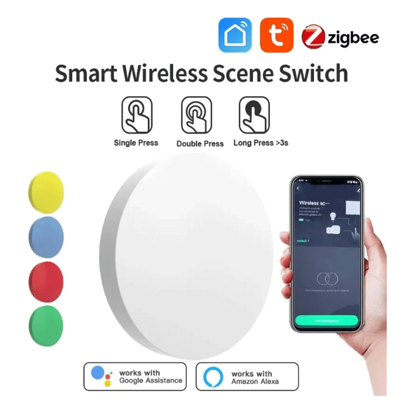 Tuya ZigBee – bouton intellige - Smart Home Voice Assistant avis et prix