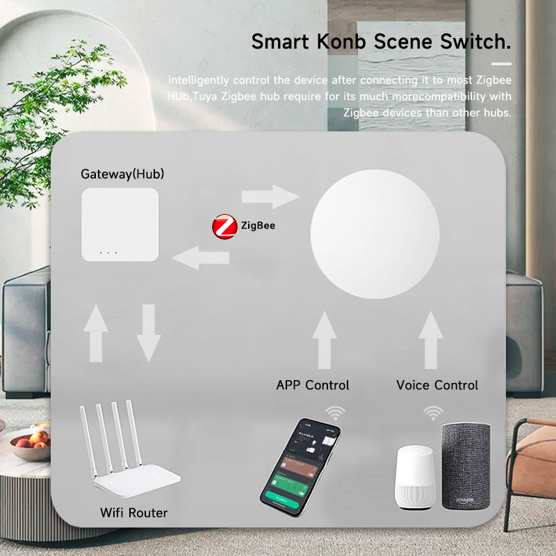 Tuya ZigBee – bouton intellige - Smart Home Voice Assistant avis et prix
