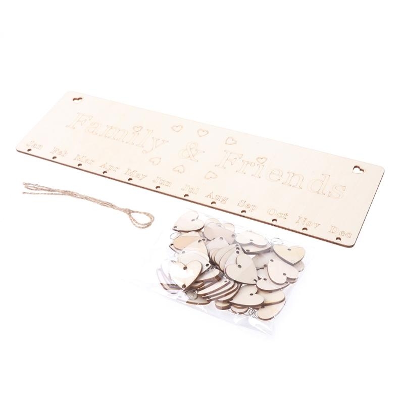 Calendrier en bois Rappel d'an - Smart Home Decor avis et prix