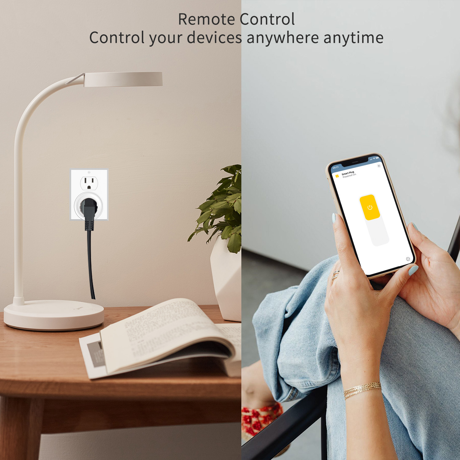 Prise intelligente ronde HomeK - Smart Home Group avis et prix