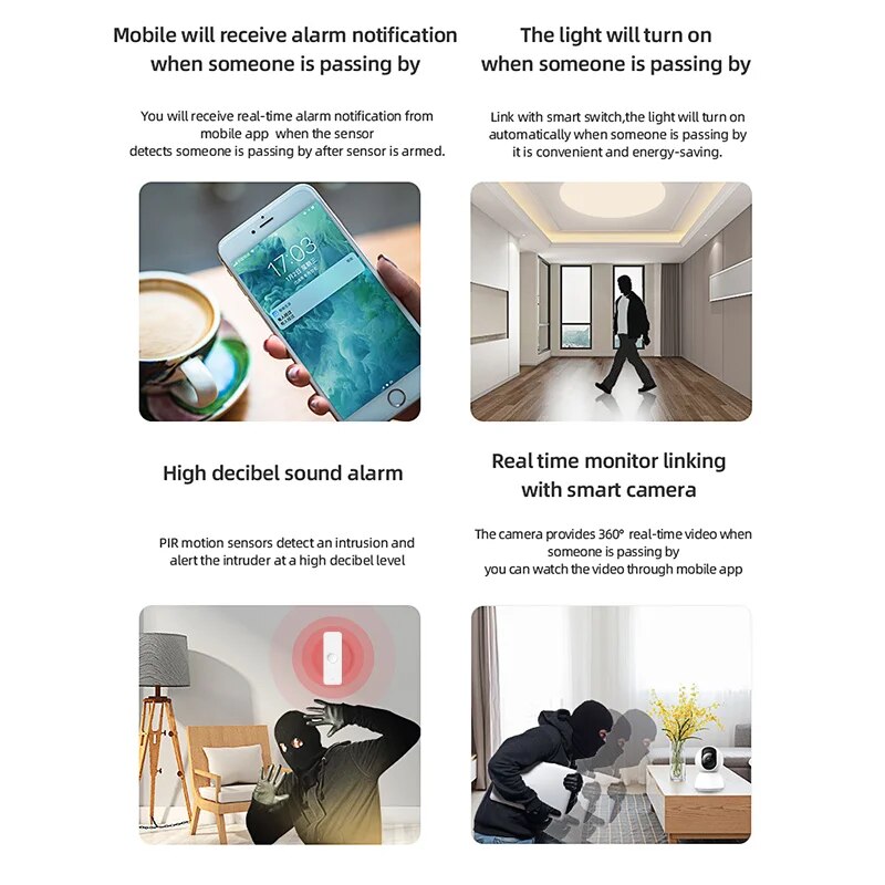 Tuya-Capteur de mouvement PIR  - Smart Home Living Room avis et prix