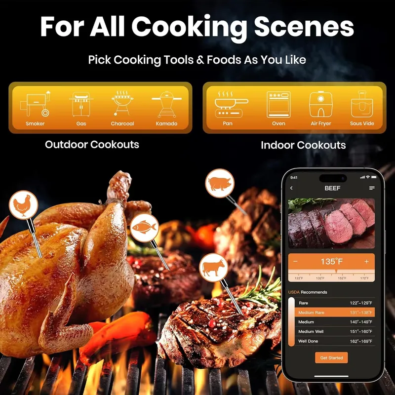 【CHIMU HOME】Thermomètre à vian - Smart Home Oven avis et prix