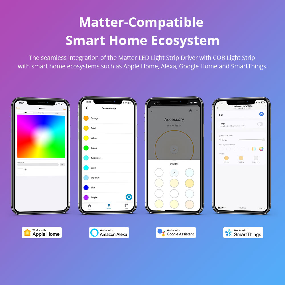 Zemismart-Bande lumineuse LED  - Smart Home Group avis et prix