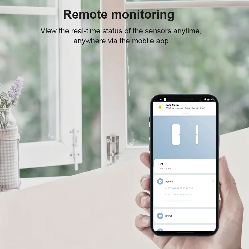 Capteur de porte/fenêtre Zigbe - Smart Home Zigbee 3.0 avis et prix