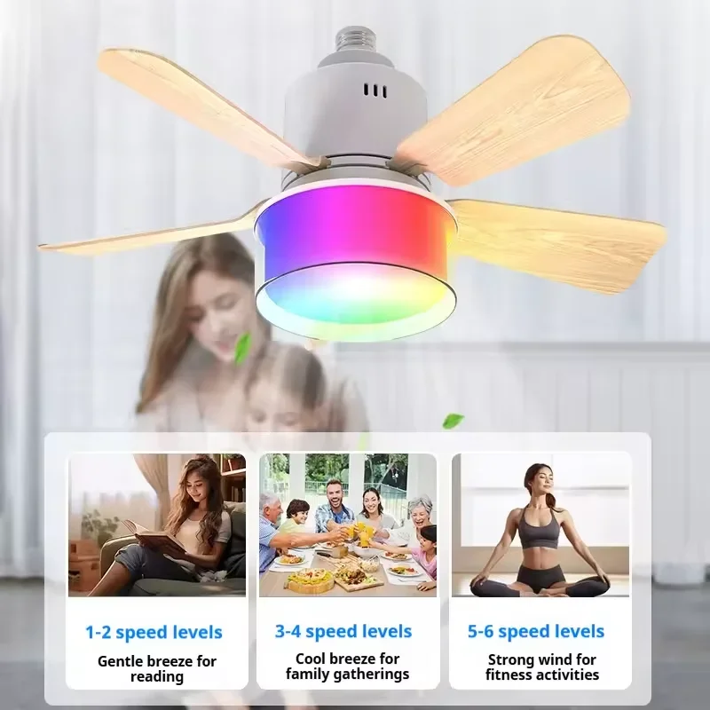 Lampes de ventilateur de plafo - Smart Home Living Room avis et prix