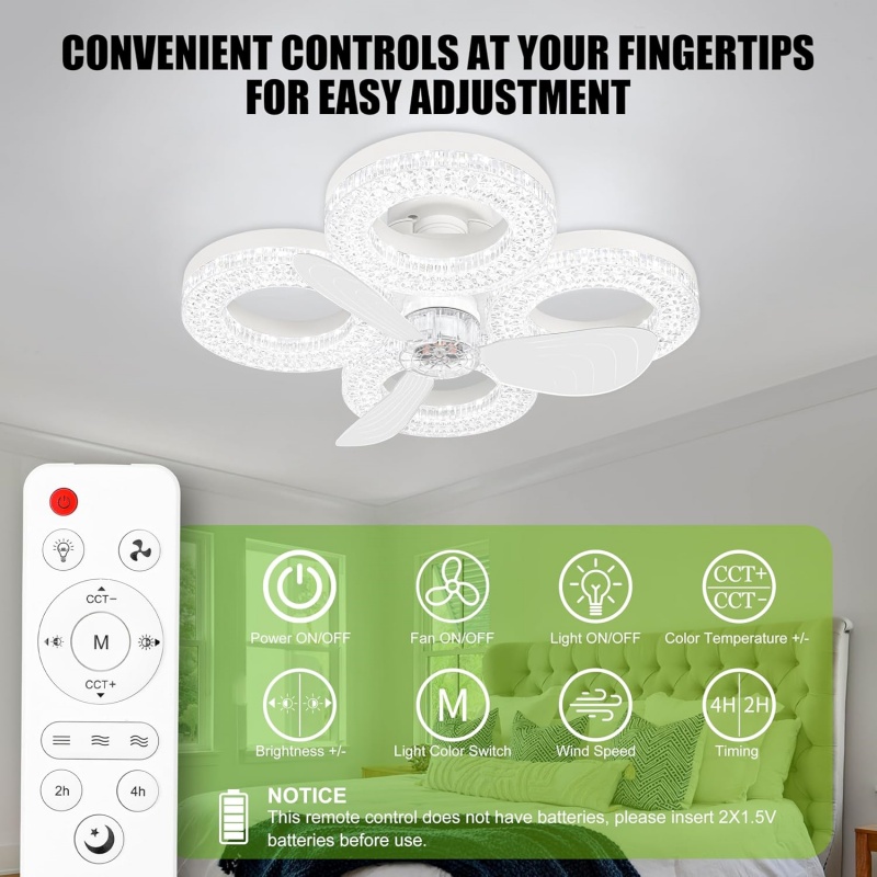 Ventilateur de plafond intelli - Smart Home Living Room avis et prix