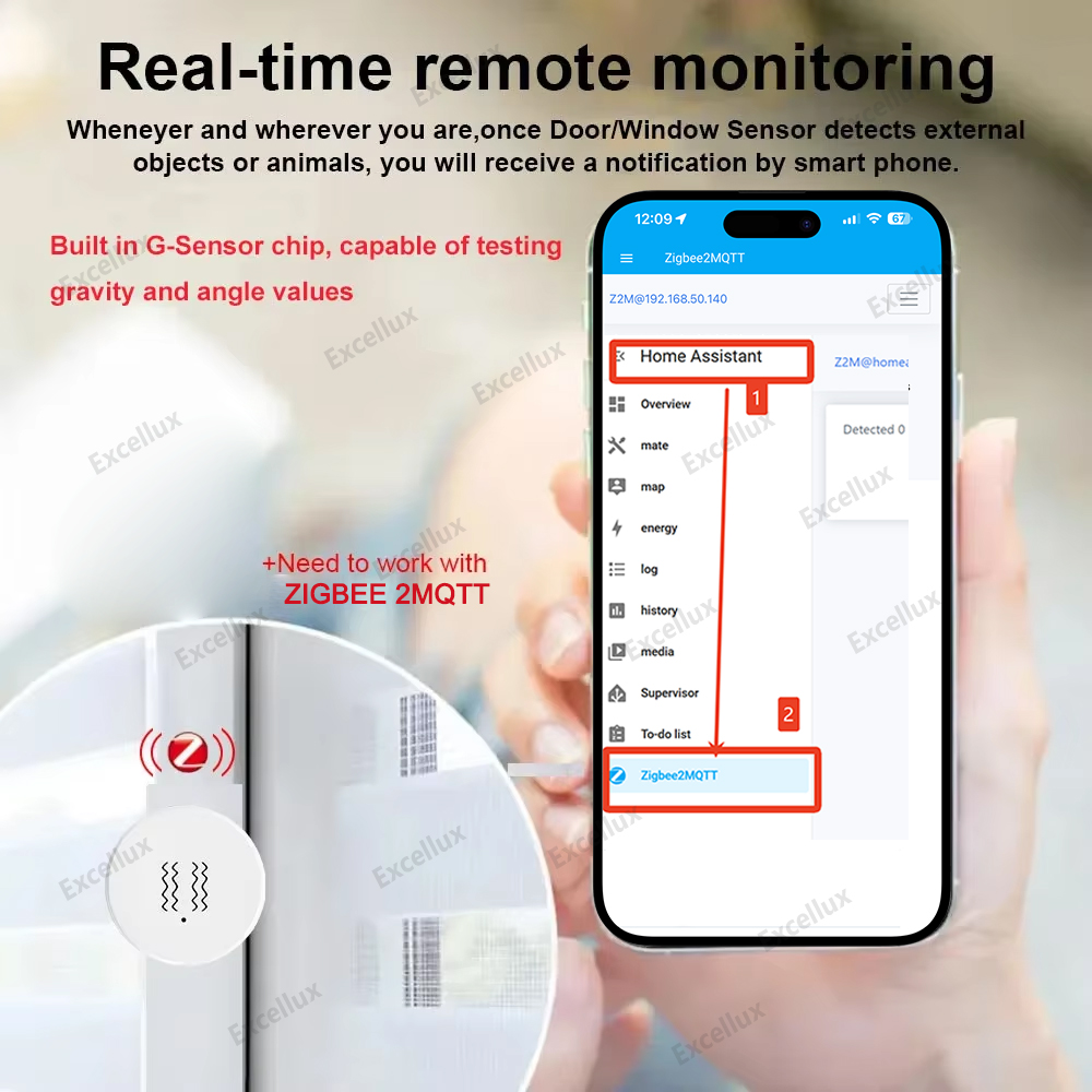 Zigbee 3.0 capteur de vibratio - Smart Home Zigbee 3.0 avis et prix