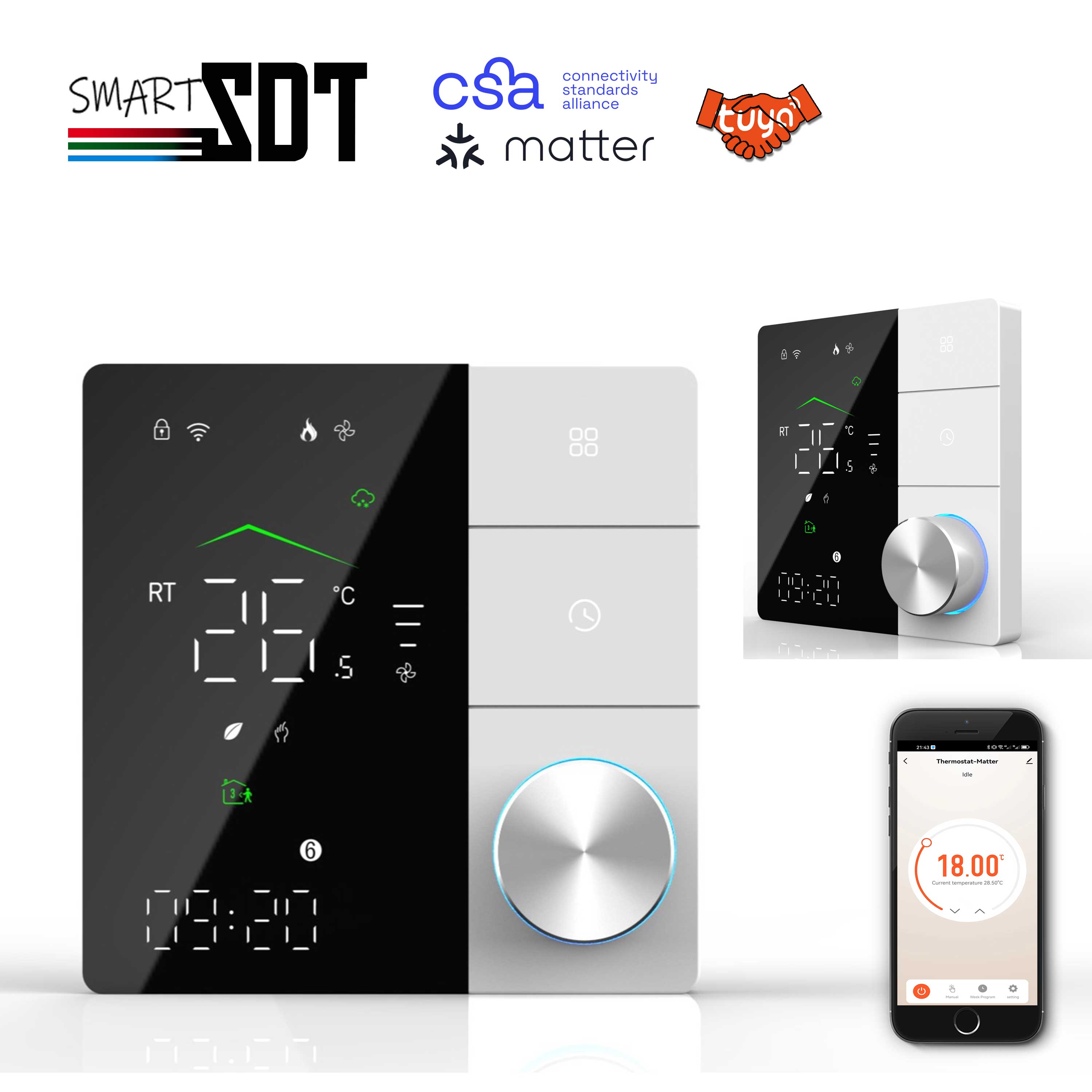 Thermostat chauffant compatibl - Smart Home Group avis et prix